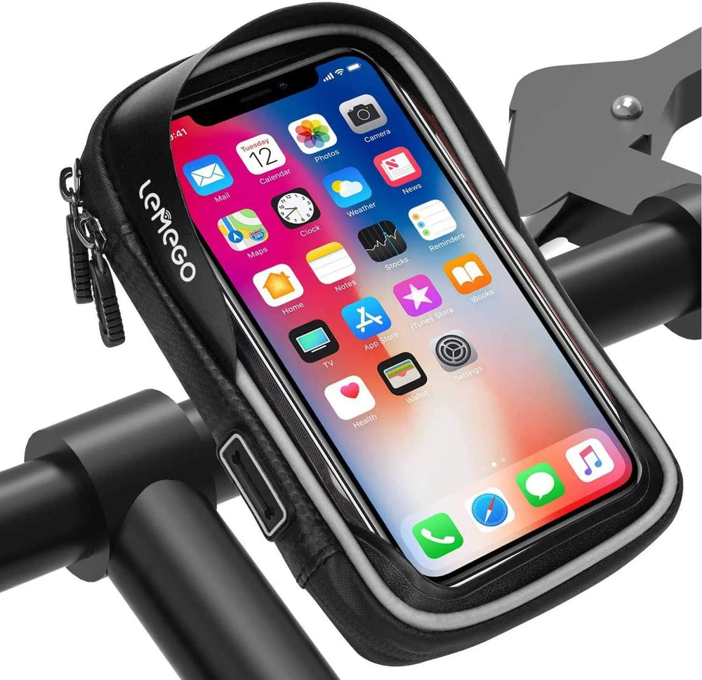 Scooty best sale phone holder